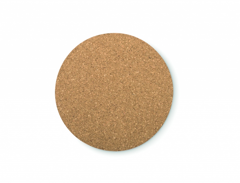 Logo trade promotional product photo of: Round cork coaster