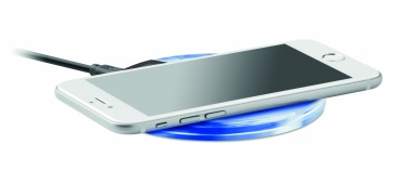 Logo trade corporate gifts picture of: Round wireless charging pad 5W