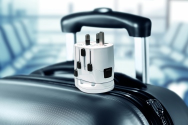 Logo trade advertising product photo of: PRO World & USB. 3-pole