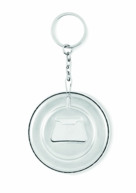 Logotrade corporate gift image of: Key ring with bottle opener Madona