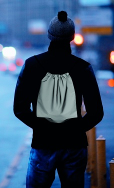 Logo trade promotional giveaways image of: High reflective drawstring bag