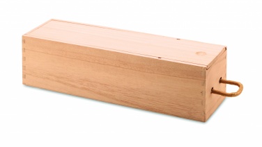 Logo trade promotional merchandise photo of: Wooden wine box