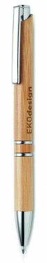 Logo trade business gift photo of: Bamboo automatic ball pen