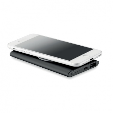 Logo trade advertising products picture of: Wireless Power bank 4000mAh