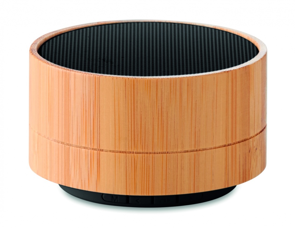 Logotrade promotional merchandise image of: 3W Bamboo wireless speaker