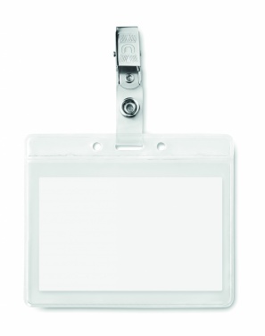 Logo trade promotional gifts image of: PVC badge holder