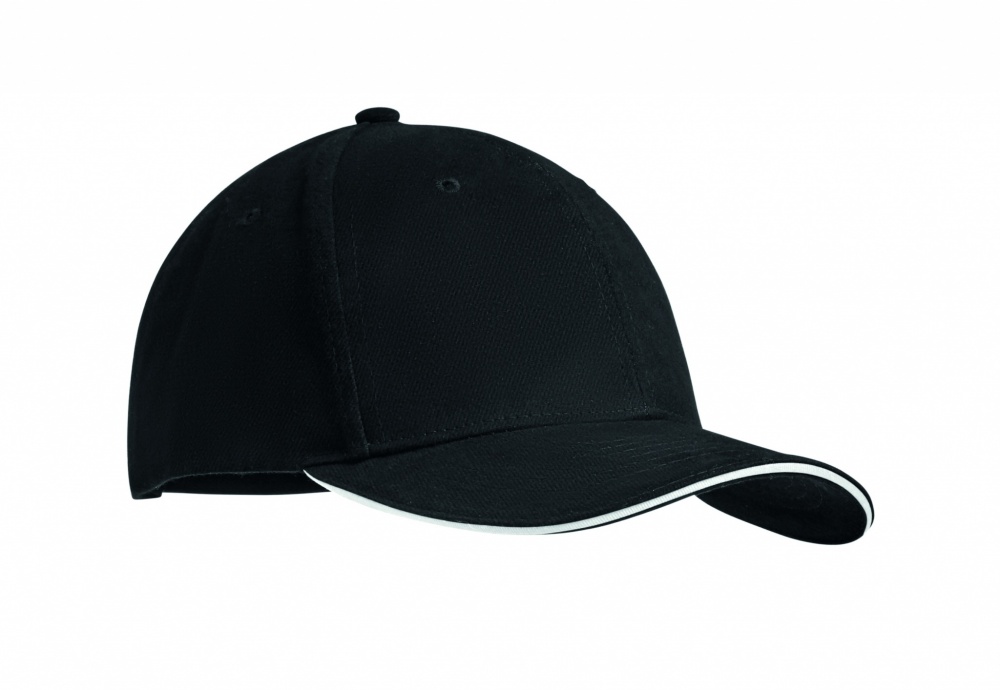 Logotrade corporate gift image of: Brushed heavy cotton 6 panel sa