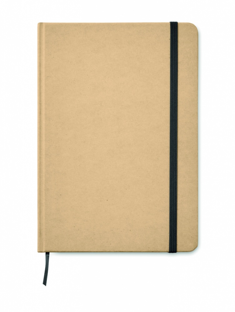 Logo trade promotional products picture of: A5 recycled notebook 80 lined