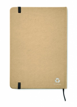 Logotrade promotional merchandise picture of: A5 recycled notebook 80 lined