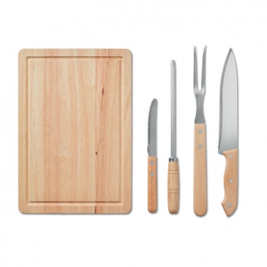 Logotrade promotional product picture of: Set of 4 BBQ Grilling accessori