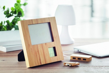 Logotrade corporate gift image of: Photo frame with weather statio