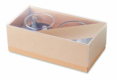 Logo trade advertising products image of: Set of 2 double wall espresso