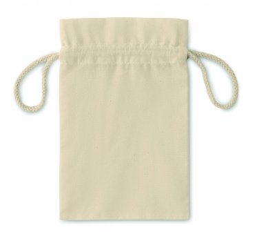 Logo trade corporate gift photo of: Small Cotton draw cord bag