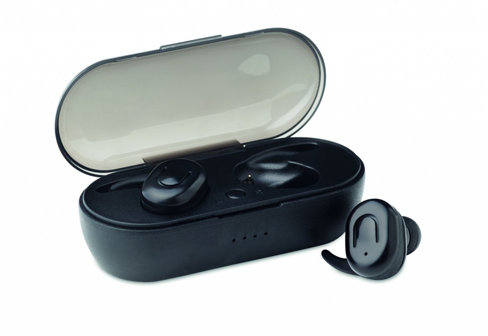 Logotrade corporate gift image of: TWS earbuds with charging box