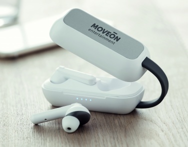 Logotrade business gifts photo of: TWS wireless charging earbuds