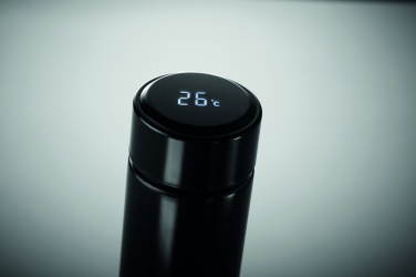 Logo trade promotional gift photo of: Bottle with touch thermometer