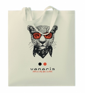 Logo trade promotional merchandise picture of: 140gr/m² cotton shopping bag