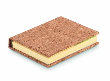 Logotrade advertising products photo of: Cork sticky note memo pad
