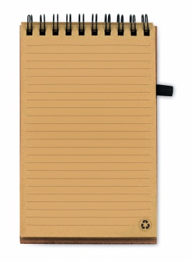 Logotrade advertising product picture of: A6 Cork notepad with pen