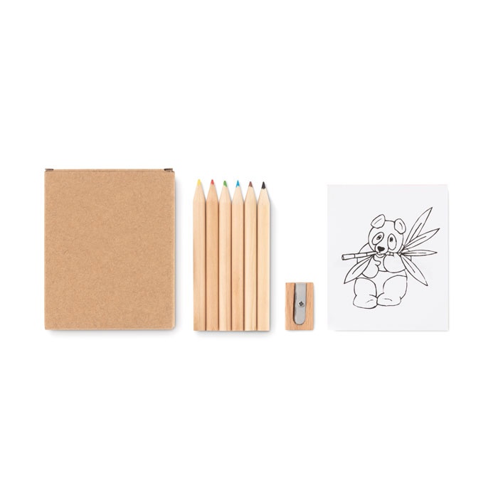 Logo trade promotional products image of: Colouring set