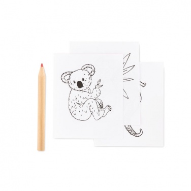 Logo trade promotional merchandise image of: Colouring set