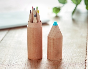 Logotrade corporate gifts photo of: 6 pencils in wooden box