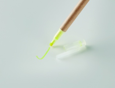 Logotrade corporate gift image of: 2 in 1 carton pen highlighter