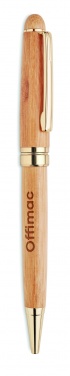 Logotrade promotional giveaways photo of: Bamboo twist-action ballpoint pen in a box