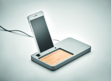 Logo trade promotional giveaways image of: Wireless charging organizer10W