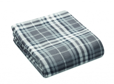 Logo trade corporate gift photo of: RPET fleece travel blanket