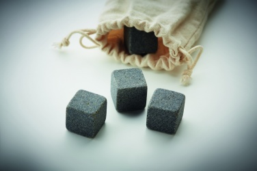 Logo trade promotional gifts picture of: 4 stone ice cubes in  pouch