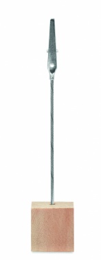 Logo trade promotional gifts picture of: Pine wooden clip holder