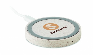 Logo trade promotional merchandise photo of: Wheat straw/ABS charger 5W