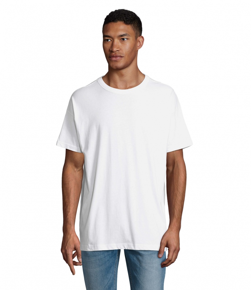 Logo trade corporate gifts image of: BOXY MEN OVERSIZED T-SHIRT