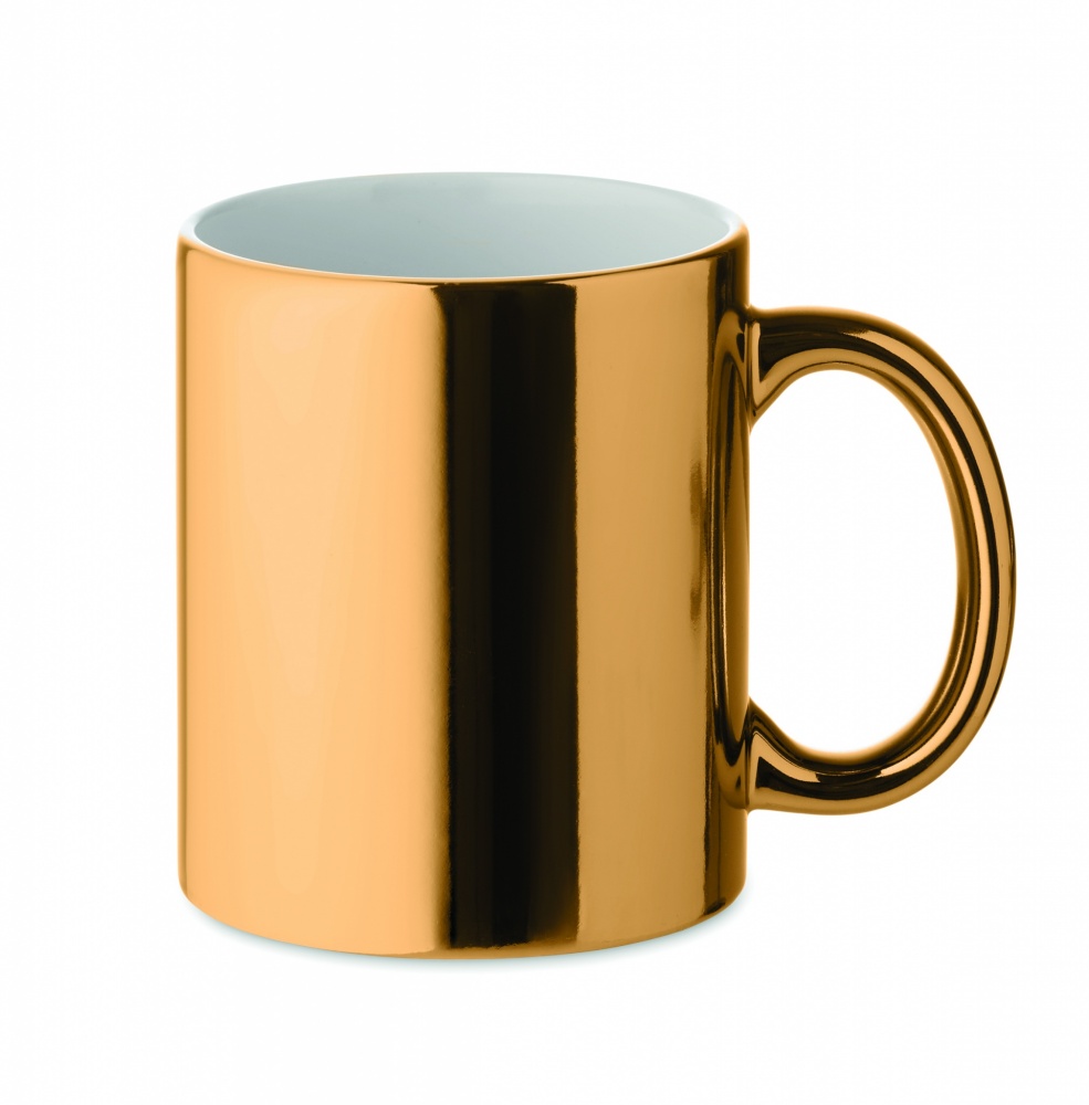 Logo trade promotional product photo of: Ceramic mug metallic 300 ml