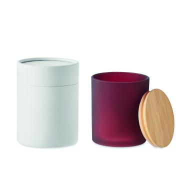 Logotrade promotional merchandise photo of: Plant based wax candle 200 gr