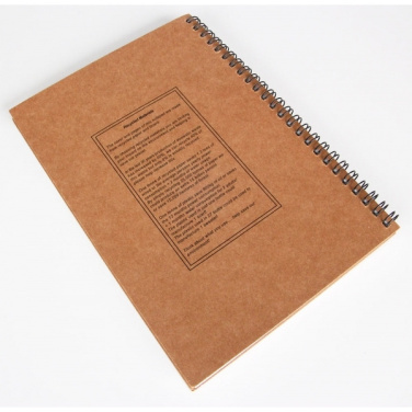 Logo trade promotional giveaways picture of: A5 ECO Notepad KENTWOOD