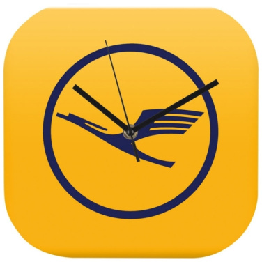 Logo trade promotional gifts picture of: Wall clock with all over clock face BEL AIR