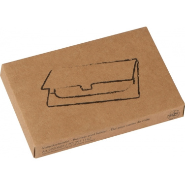 Logotrade promotional gifts photo of: Metal business card holder CORNWALL