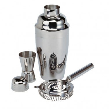 Logo trade advertising product photo of: Metal cocktail set, 3-piece MESSINA