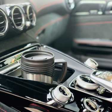 Logo trade promotional item photo of: Stainless steel thermo cup EL PASO 400 ml