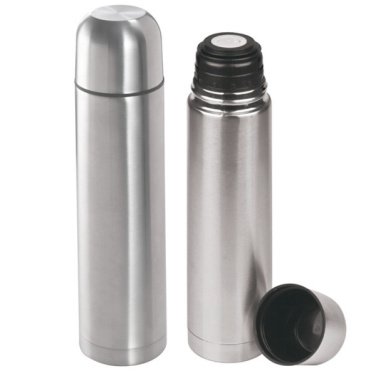 Logotrade advertising products photo of: Stainless steel isolating flask VIRGINIA BEACH 100 ml