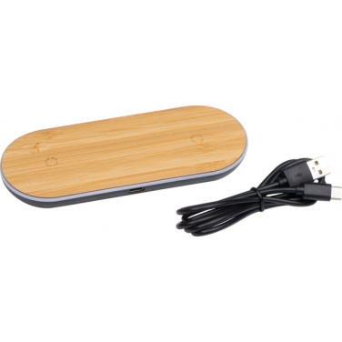 Logo trade promotional giveaways image of: Charging station NASSAU