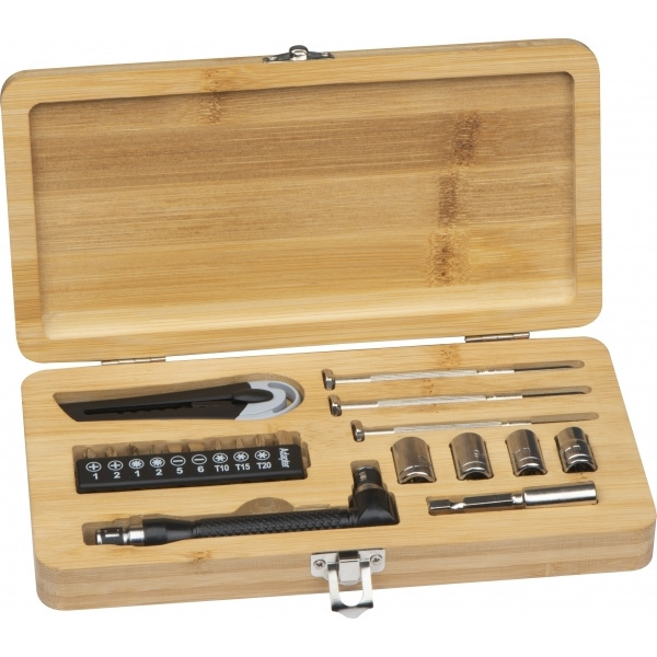 Logotrade business gift image of: 22-piece tool set BERINGEN