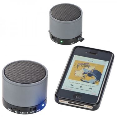 Logo trade promotional merchandise picture of: Mini Bluetooth speaker HAWICK