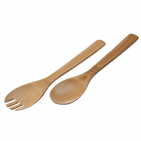Logotrade advertising product picture of: Bamboo salad servers CAPUA
