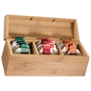 Logo trade business gifts image of: Tea box DAMASKUS