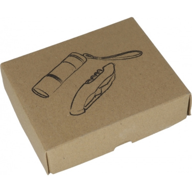 Logo trade corporate gift photo of: Set torch and pocket knife DOVER
