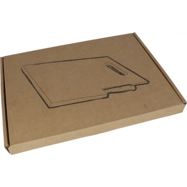 Logo trade promotional merchandise photo of: Wooden board with knife LIZZANO