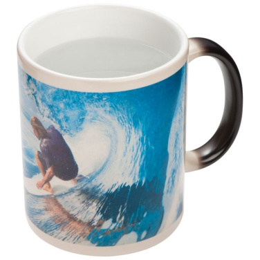 Logo trade promotional merchandise image of: Colour-changing sublimation mug SIRMIONE 300 ml